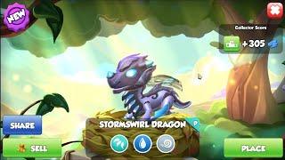 Hatched Stormswirl Dragon | Treasure Hunt Reward |  Dragon Mania Legends