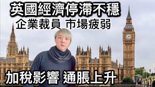 英國經濟停滯️企業裁員市場疲弱⁉️通脹上升！銀行利率維持不變｜分享倫敦朋友借貸壓力！英格蘭和威爾斯平均水費五年內將上漲36%