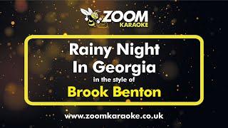 Brook Benton - Rainy Night In Georgia - Karaoke Version from Zoom Karaoke