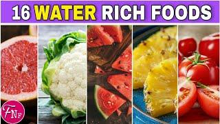  16 Water-Rich Foods That Help You Stay Hydrated || Foods with high water content