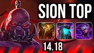 SION vs RIVEN (TOP) | Rank 4 Sion, 12 solo kills, 51k DMG, Legendary | TR Grandmaster | 14.18