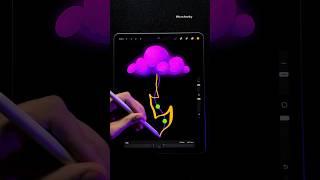 New Lightning Animation Tips in Procreate! ️ #procreate #animation