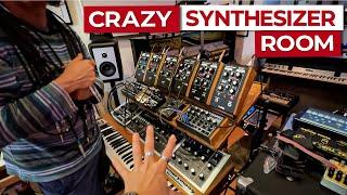 A. Marinelli's CRAZY Synthesizer Room