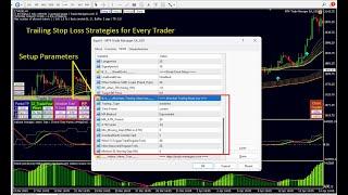 Trailing Stop Loss Strategies by MT4 Trade Manager EA.