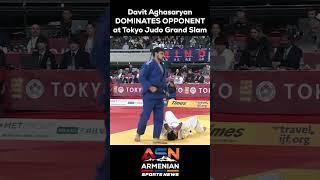 22-year-old Armenian judoka Davit Aghasaryan TAKES CARE OF BUSINESS at Tokyo Grand Slam debut