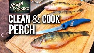 FAST Method-Clean and Cook Perch | ROUGH COOKING RECIPE | CATCH CLEAN COOK