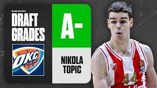 Nikola Topić Selected No. 12 Overall by Oklahoma City Thunder | 2024 NBA Draft Grades | CBS Sports