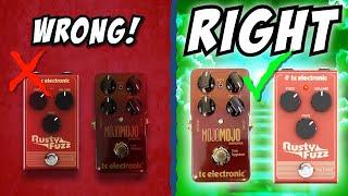 Don't get this Wrong! Stacking Fuzz pedals the Right way.