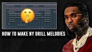 How To Make Hard NY Drill Melodies #Shorts