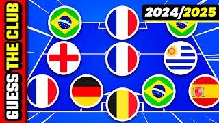 GUESS THE FOOTBALL TEAM BY PLAYERS’ NATIONALITY - SEASON 2024/2025 | QUIZ FOOTBALL TRIVIA 2024