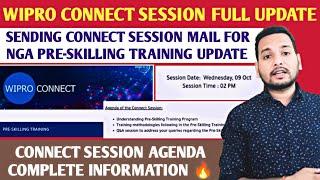 Wipro Connect Session Latest Update | NGA Pre-skilling Training | Survey Mail, Onboarding Update, OL