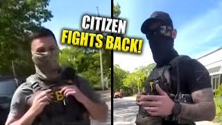 Man CONFRONTS Masked ICE & FBI Agents… Shames Them to Their Faces