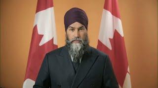 NDP Leader Jagmeet Singh says Trudeau’s Liberals have “let down Canadians”