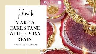 How to make an epoxy resin Cake Stand - Collaboration with Petra Gerbracht