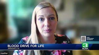 2024 Blood Drive for Life: Blood recipient Heather Hoffman is grateful for donors