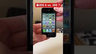 ⏰iOS 6 vs. iOS 7 #iphone #ios