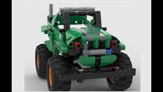 LEGO® 42149 Alternate Build - Technic Monster Jam Dragon - Jungle Explorer