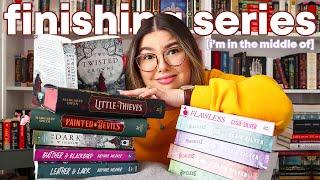 finishing EVERY series i'm in the middle of ‍️ (50+ book series)