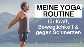 Meine tägliche Routine für Beweglichkeit, Kraft & gegen Schmerzen (für Yoga Anfänger geeignet)