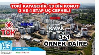 TOKİ BAŞAKŞEHİR  KAYAŞEHİR 50.000 KONUT  3. VE 4. ETAP 3+1 ÖRNEK DAİRE  /AHMET ŞENEL 0535 585 13 68