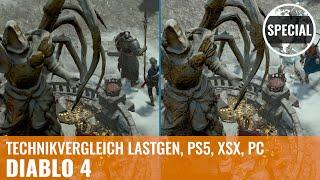 Diablo 4 im Grafikvergleich – PS4, PS4Pro, PS5, Xbox One X, Xbox Series X, PC mit RTX 4090 (4K)