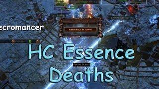 Path of Exile: HC Essence Deaths