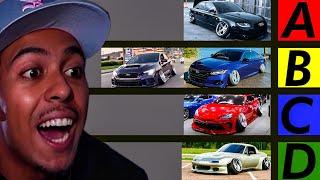 Taywavy's 2024 Stance Car Tier List Part 1!