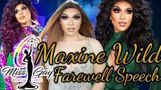 Maxine Wild - Miss Gay Western Cape - Farewell Speech