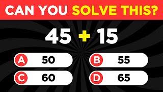 Ultimate Math Challenge – Can You Solve These Math Sums? 