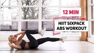 12 MINUTES SIXPACK ABS WORKOUT | no equipment | Caro Daur #DAURPOWER