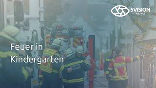 Großbrand in Waldorfkindergarten