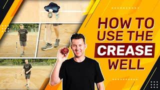 HOW TO USE THE CREASE WELL AS A FAST BOWLER I BRETT LEE TV I COACHING TIPS