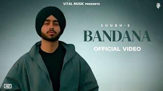 Munde Hood Vich Ban Ke Bandana Firde (Official Video) Bandana Shubh | Shubh New Song | New Song 2024