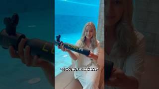 The refillable mini Lung Tank #fyp #expensive #diving #snorkelling #summer #underwater #lungtank
