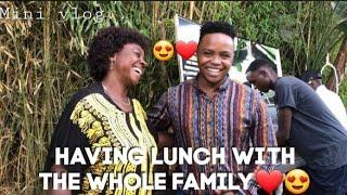 Having lunch with whole family🫶||get to meet them personally️*mini vlog*