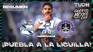 Resumen y goles | Puebla 2(3)-(1)2 Mazatlán | Grita México C22 - REPECHAJE | TUDN