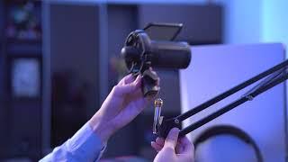 [Tutorial] of How to Set up the Boom Arm of FIFINE AmpliGame A6T USB Microphone Bundle