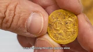 IAA - Banias 44 Byzantine Gold Coins