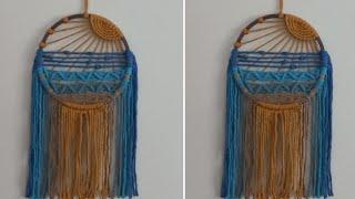 Decorative Macrame sunset wall hanger tutorial 🫶