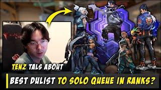 Tenz Discussed The Best Agent To Solo Queue In Valorant