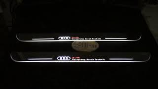 Dynamic LED Door Sill Scuff Plate Pedal For Audi A3 A4 A5 A6 A7 A8 Q5 Q7 TT RS