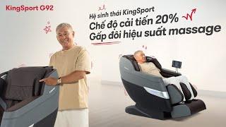 GHẾ MASSAGE KINGSPORT G92 | Chăm sóc sức khỏe toàn diện cho cả nhà với mức phí tối ưu