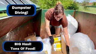 BIG Dumpster Dive Haul! Tons Of Food!
