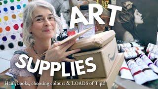 New Favourites, Art Haul, Books, ESSENTIAL colour mixing & What colours you NEED! LOADS of Art Tips!