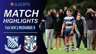 Riverview vs Shore || AAGPS Round 1 2024 || 1st XV Highlights