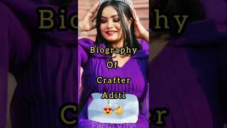 Biography Of Crafter Aditi|| Facto Vibe|| #shorts #craft