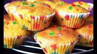 #Recipe_Banane_Ka_Sabse_Asaan_Tarika I Eggless tutti frutti cupcake l Priti's Kitchen