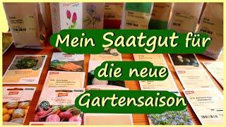 Mein Saatgut für die neue Gartensaison