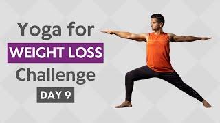 Yoga for Weight Loss | Day 9 | Power Yoga | Yoga with Naveen