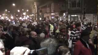 2012 Rye Bonfire Society - Procession, Bonfire & Fireworks [HD]